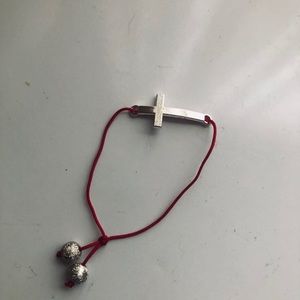 Cross red string Bracelet